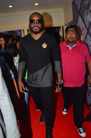 Chris Gayle at Yuvraj Singh's new Clothing line 'YouWeCan'