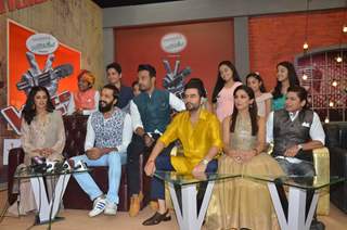 Celebs at Promotion of 'Banjo' on The Voice India Kids