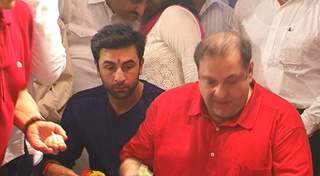 Ranbir Kapoor and Rajeev Kapoor Celebrates Ganesh Chaturthi