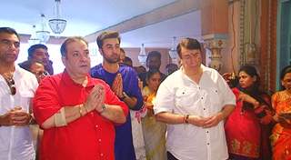 Rajeev Kapoor, Randhir Kapoor and Ranbir Kapoor Celebrates Ganesh Chaturthi