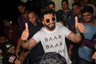 Ranveer Singh at Special screening of 'Bar Bar Dekho'