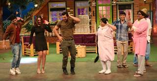 John Abraham and Sonakshi Sinha at Promotion of 'Force 2' on sets of The Kapil Sharma Show