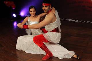 Sandip Soparrkar and Alesia Raut at NCPA Ballroom dancing event