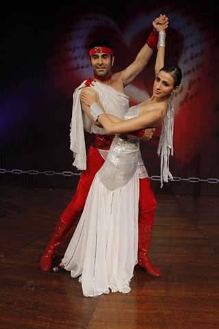 Sandip Soparrkar and Alesia Raut at NCPA Ballroom dancing event