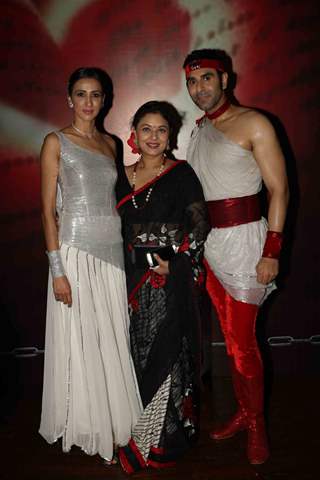 Sandip Soparrkar and Alesia Raut with Sarbani Mukherji at NCPA Ballroom dancing event