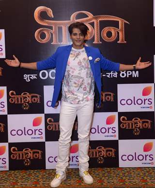 Karanvir Bohra at Launch of Color TV's new show 'Naagin' Season 2