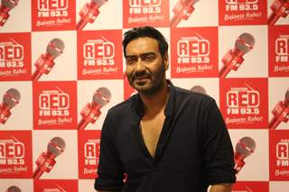 Ajay Devgan at RED FM to promote Shivaay