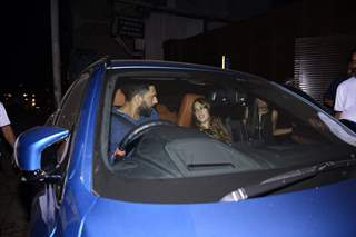 Yuvraj Singh, Hazel Keech and Subrato Roy snapped at Estelle post Dinner