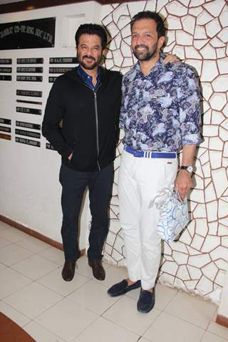 Anil Kapoor and Atul Kasbekar at Javed Akhtar's Birthday Bash