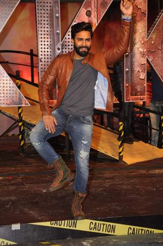 Television actor Manveer Gurjar at launch of Khatron Ke Khiladi: Pain in Spain