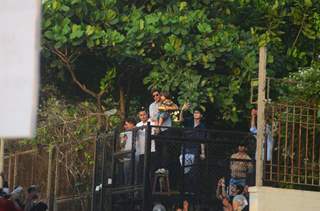 Shah Rukh Khan with son AbRam Khan