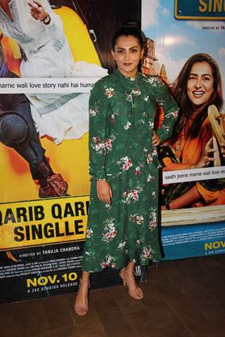 Parvathy's floral affair for the screening