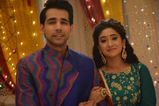 Naksh and Naira at Teej celebration on Yeh Rishta Kya Kehlata Hai