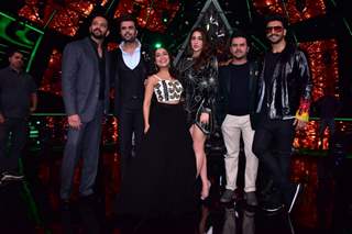 'Simmba' cast with Indian Idol judges