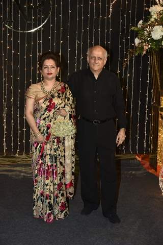 Mukesh Bhatt at Priyanka Chopra and Nick Jonas Wedding Reception, Mumbai