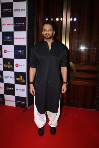 Rohit Shetty spotted at Thackeray movie screening