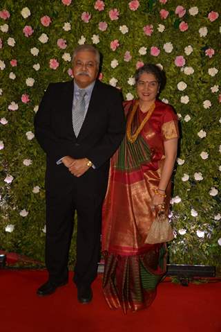 Satish Shah at Amit Thackeray's reception