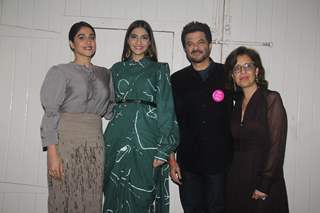 Regina Cassandra, Sonam Kapoor, Anil Kapoor and Shelly Chopra Dhar snapped at 'ELKDTAL' promotions