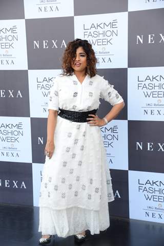 Malishka Mendonca snapped at Lakme Fashion Week