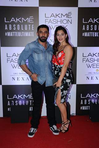 Amit Sadh snapped at Lakme Fashion Week