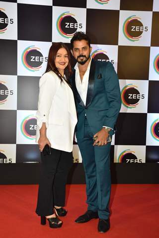 Pooja Bhatt and Sreeshant snapped at Zee5 Event