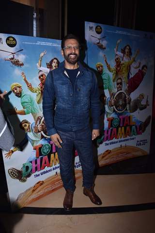 Bollywood actor Javed Jaffrey at the screening of Total Dhamaal