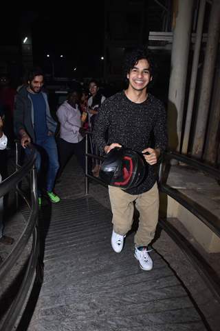 Ishaan Khattar at the Special screening of upcoming films!