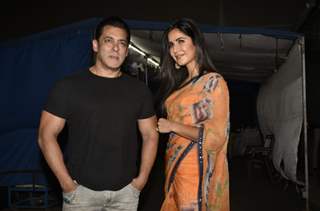Salman Khan with Katrina Kaif snapped at the promotions of Bharat