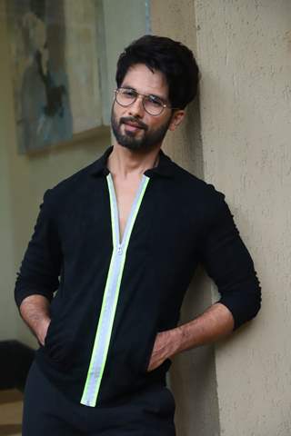 Shahid Kapoor at the promotions of Kabir Singh