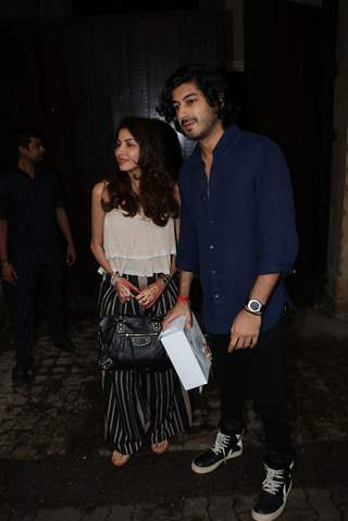 Mohit Marwah snapped with his wife