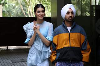 Kriti Sanon and Diljit Dosanjh promote Arjun Patiala! 