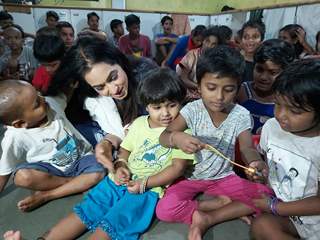 Sangeeta Kapure in Orphanage