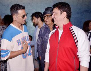 Akshay Kumar, Ranjeet and Sajid Nadiadwala snapped at Housefull 4's special screening