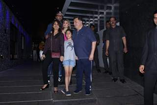 The Kapoor family spotted during an outing