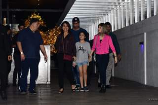 The Kapoor family spotted during an outing