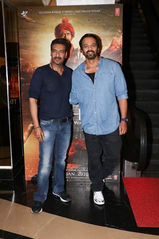 Ajay Devgn and Rohit Shetty papped at the special preview of Tanhaji: The Unsung Warrior