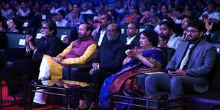 Amitabh Bachchan and Rajinikanth snapped during the inauguration of IFFI Goa 2019