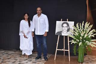 Bollywood celebrities attend the prayer meet of Shaukat Azmi