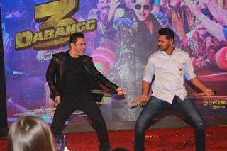 Salman Khan and Prabhudeva set the stage on fire during the song launch