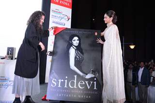 Deepika Padukone and Gauri Shinde at Sridevi's book launch