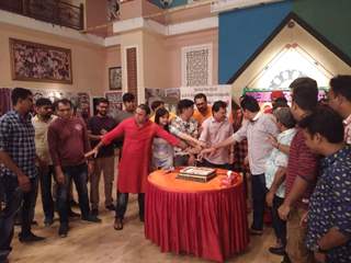 Cake Cutting with the cast of Taarak Mehta Ka Ooltah Chashmah