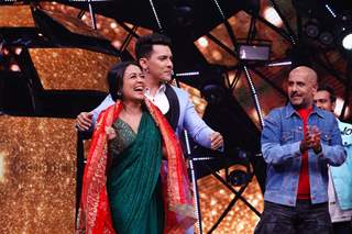 Aditya Narayan and Neha on Indian Idol 11