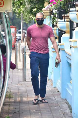 Arunoday Singh spotted in Bandra