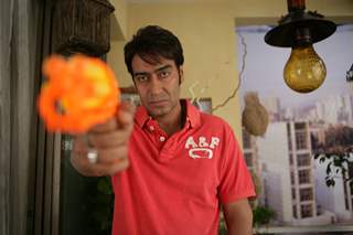 Ajay Devgan looking angry
