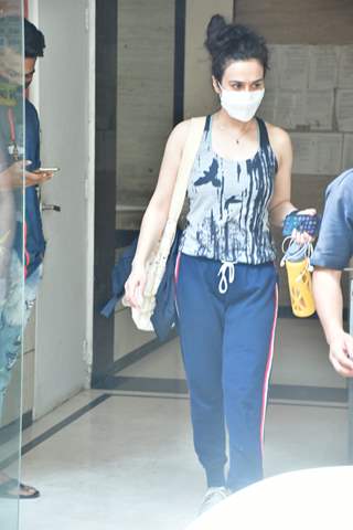 Preity Zinta spotted at a clinic in Bandra