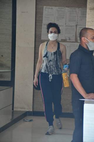 Preity Zinta spotted at a clinic in Bandra