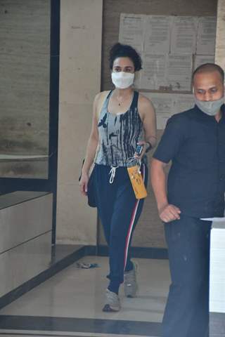 Preity Zinta spotted at a clinic in Bandra