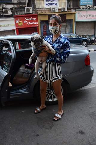 Karishma Sharma snapped in Lokhandwala, Andheri