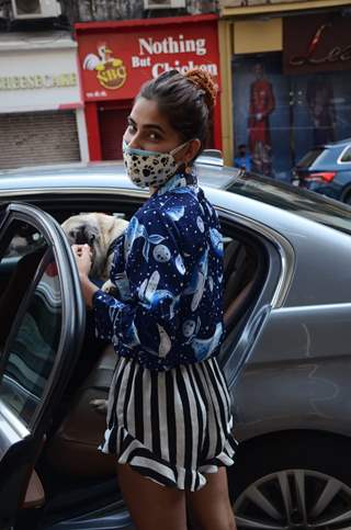 Karishma Sharma snapped in Lokhandwala, Andheri