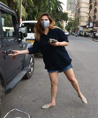 Aarti Singh snapped in Andheri